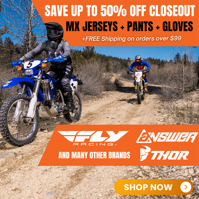 MX apparel closeouts up to 50 percent off