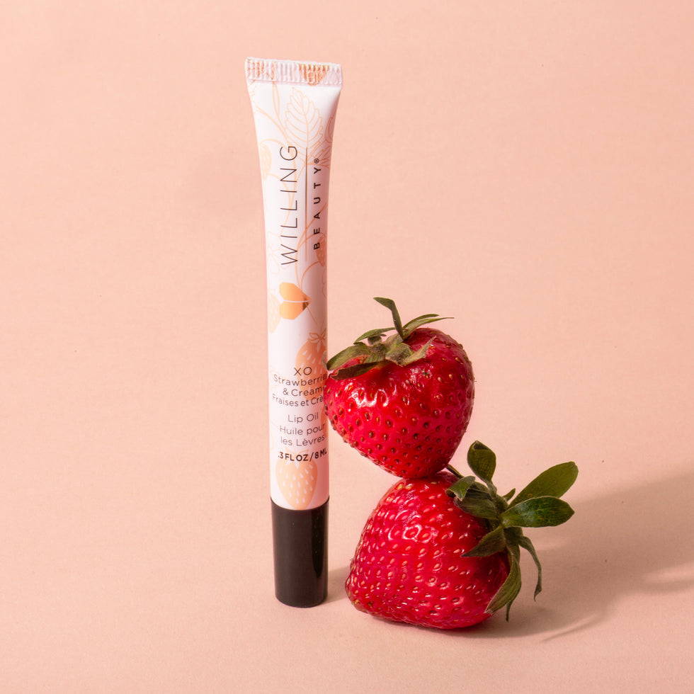 XO Strawberries + Cream Lip Oil
