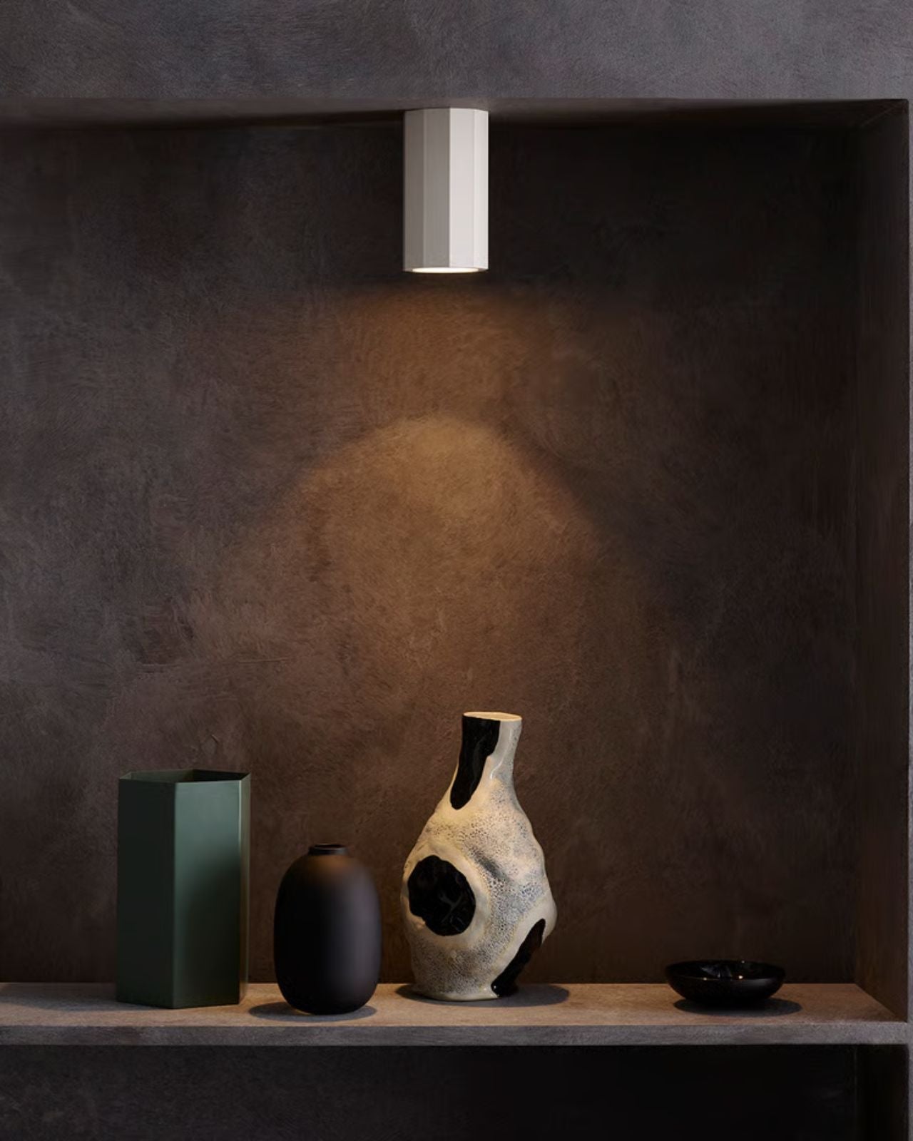 Geometric Plaster Ceiling Light-Lighting Collective