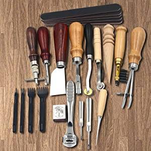 Stitcher Sewing Awl,Knoweasy Sewing Awl Tool Kit for Leather Sail and  Canvas Heavy Repair