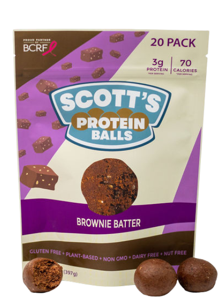 Brownie Batter protein balls