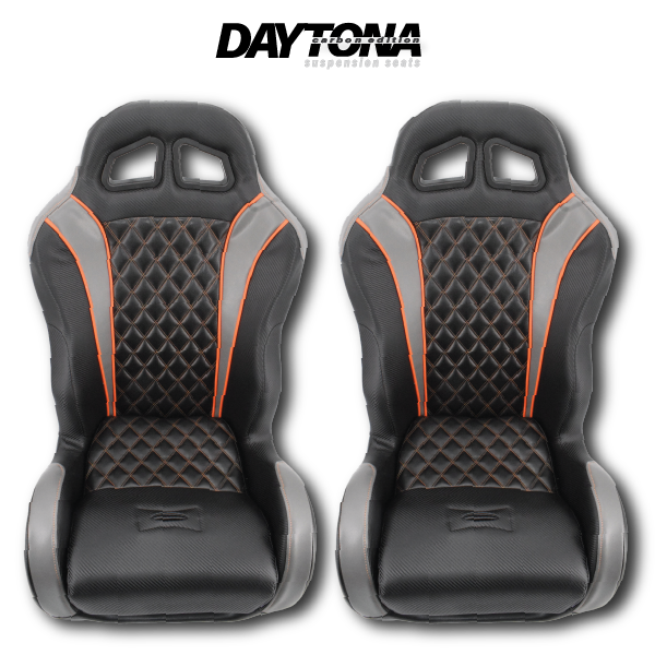 Orange Carbon Edition Daytona suspension seats 