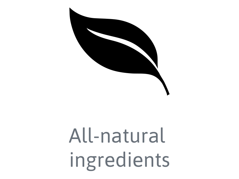 All natural ingredients