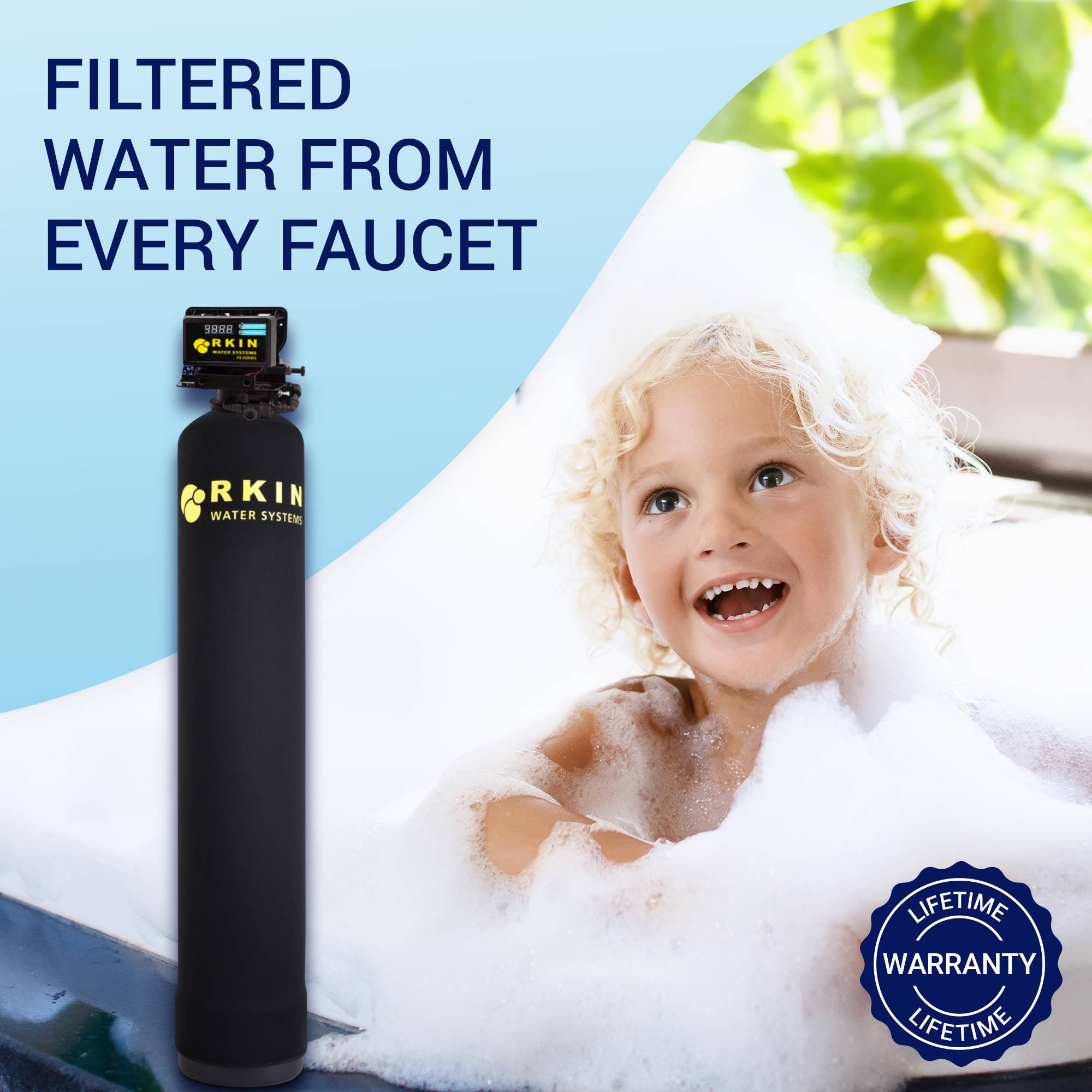 Iron and Sulfur Water Filter by RKIN