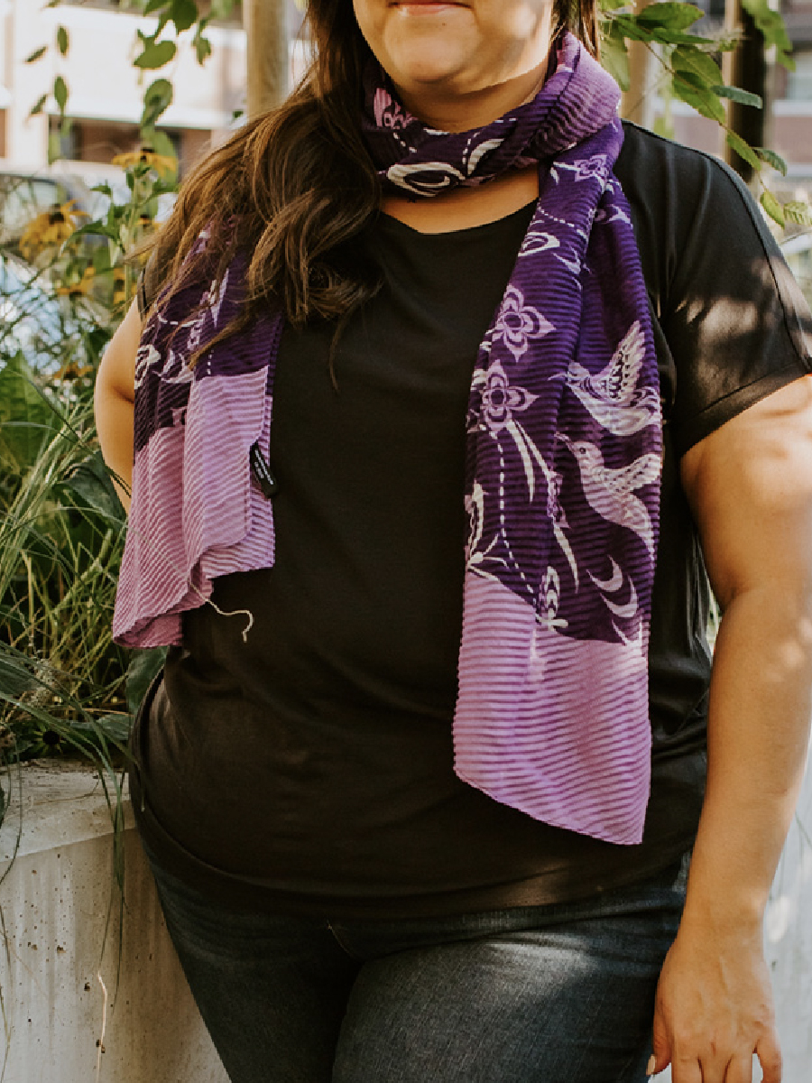 Hummingbird Eco Scarf by Simone Diamond