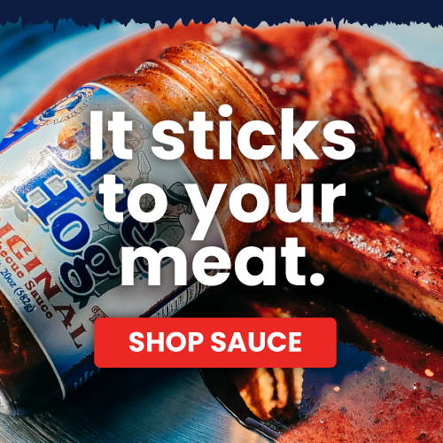 It Sticks to your meat. Shop Sauce.