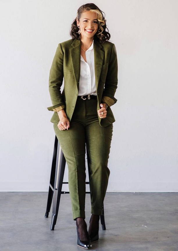 Women's Suits Custom Tailored Women's Suits, Suit With Sneakers Woman
