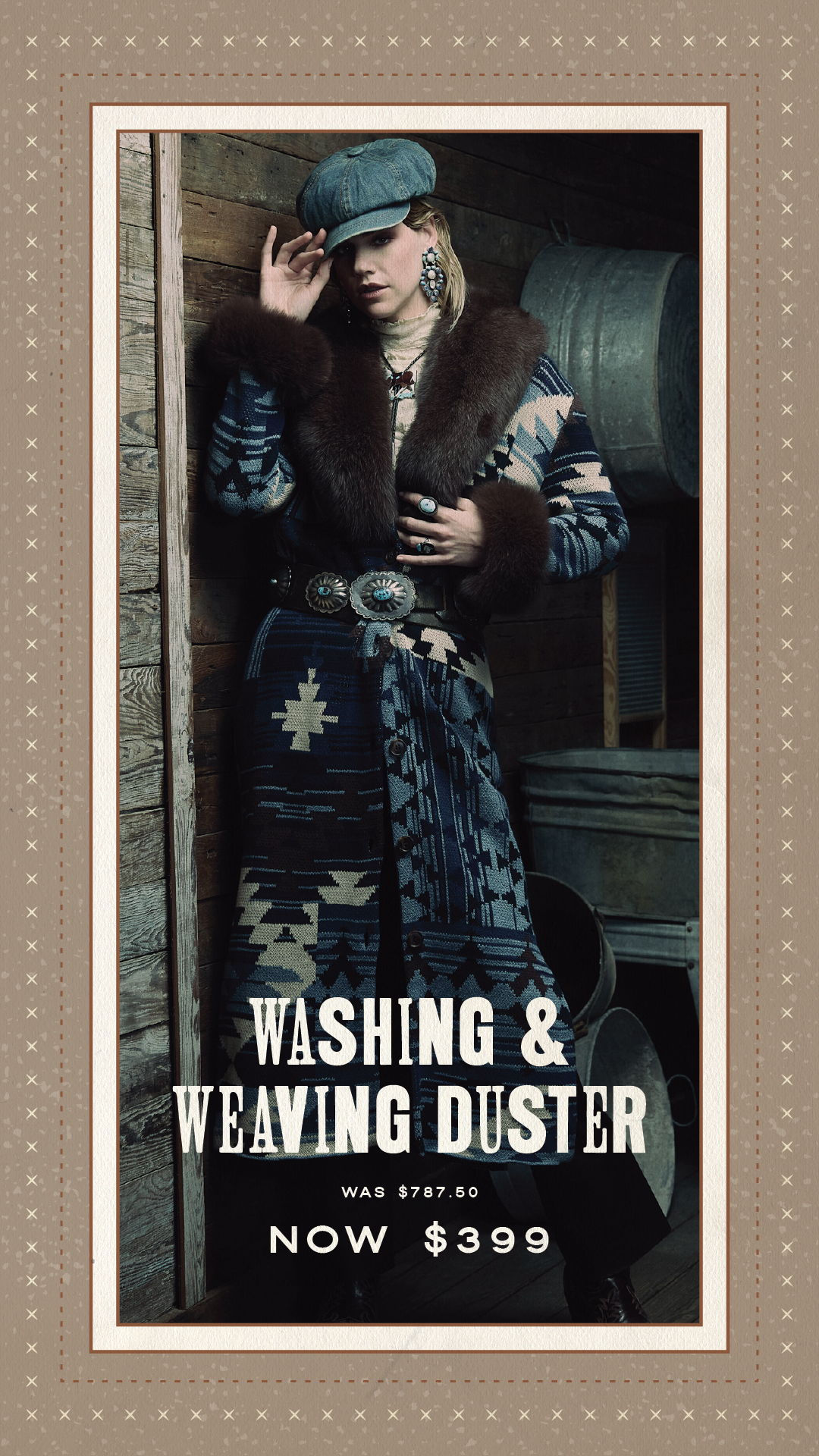 Fall 2026 Sale, Washing & Weaving Duster