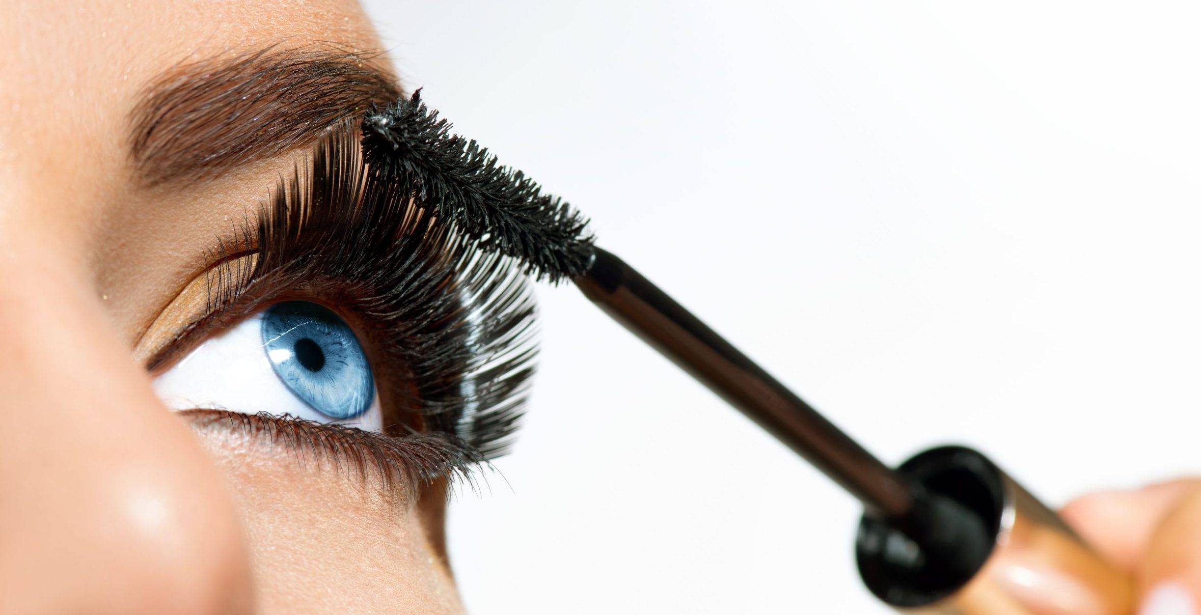 Woman Working On Eye Lashes