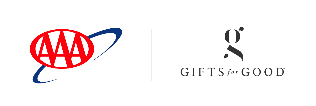 AAA logo next to Gifts for Good logo.