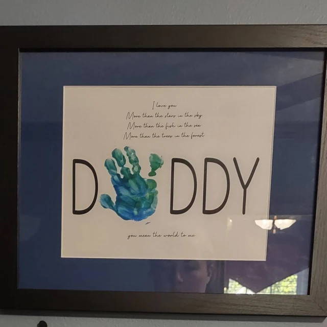 daddy handprint art