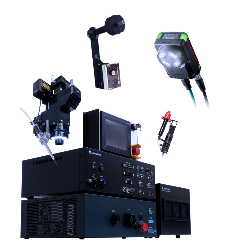 Laser soldering add ons for robotic soldering by Japan UNIX