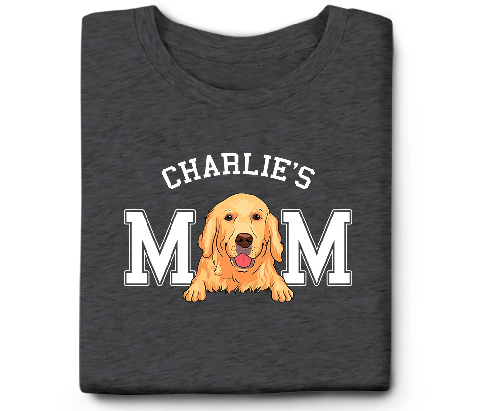 personalized dog mom t shirt