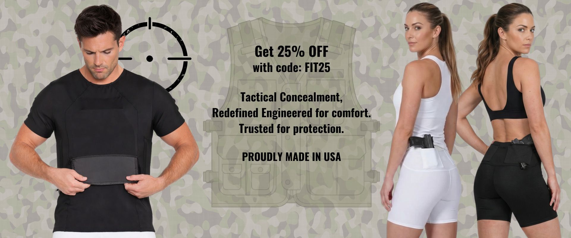 men women tactical concealment