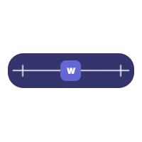 Button with a 