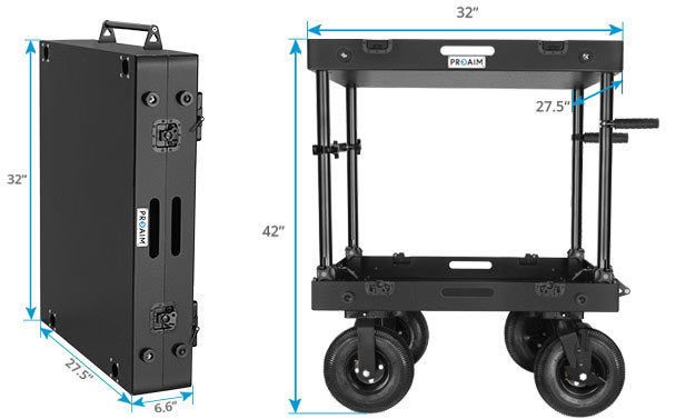 Proaim Victor Lite Video Production Camera Cart