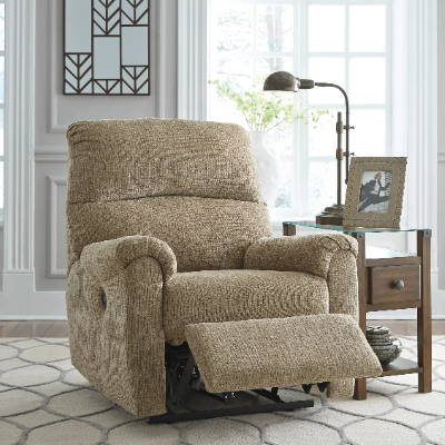 A recliner chair