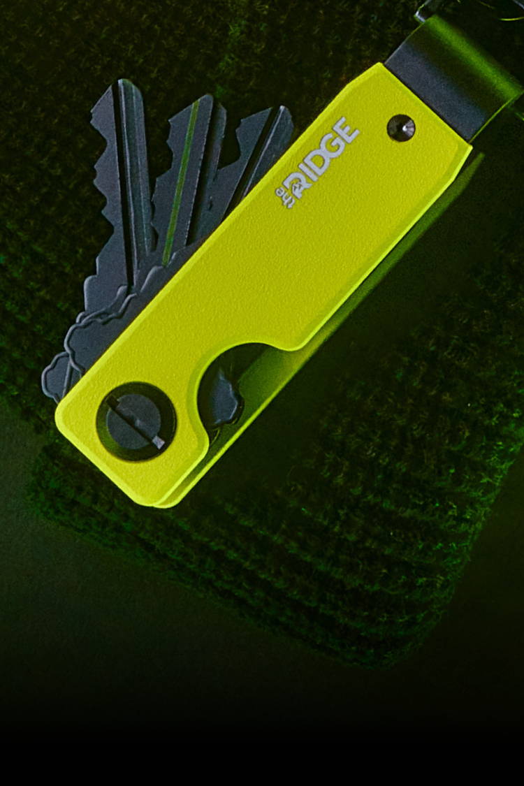 ridge hyper lime keycase