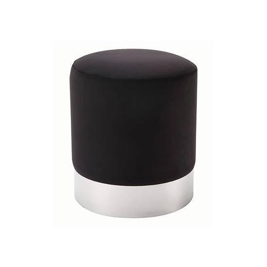 Black Elsa Ottoman