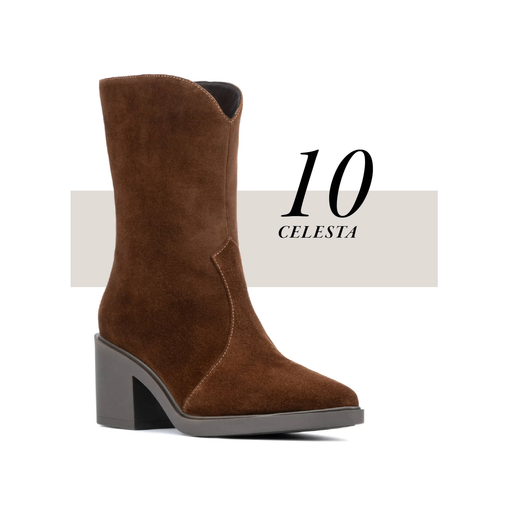 10: The Celesta boot in Brandy