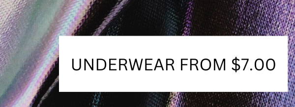 sous-vêtements à partir de 7 $