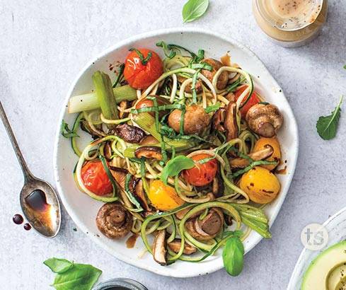 balsamic roasted veggie salad