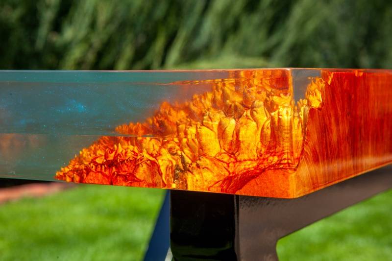 How to make a river table using Liquid Glass Deep Pour Casting Resin -  Norglass Paints and Speciality Finishes