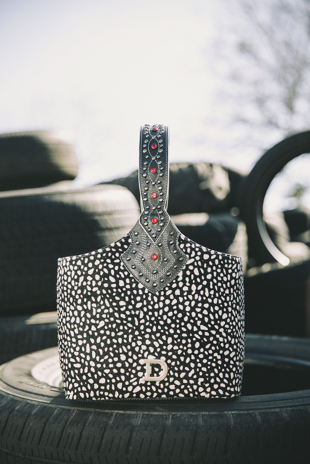 The Howdy Dotty Bucket bag.