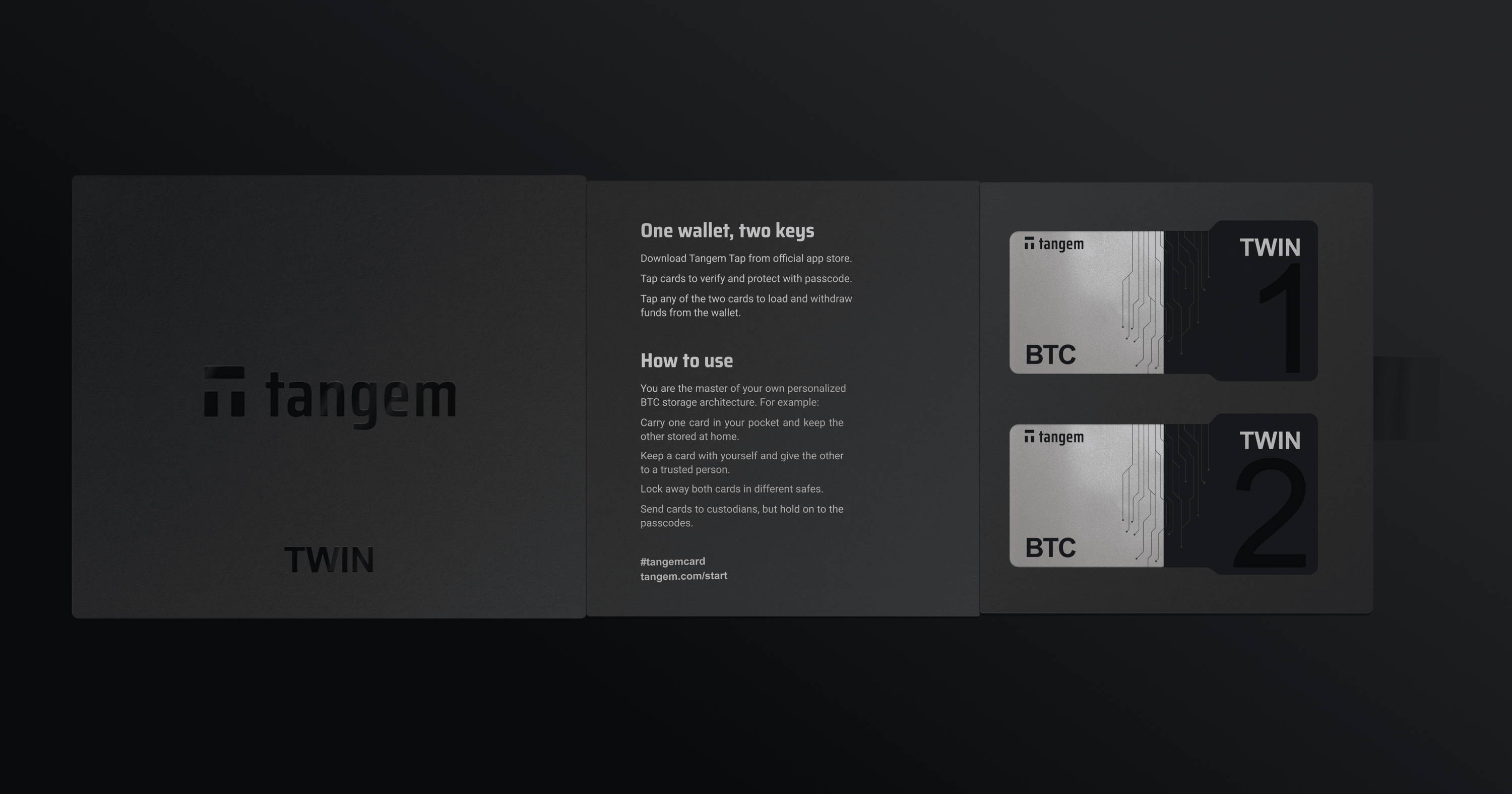Tangem Twin Bitcoin hardware wallet