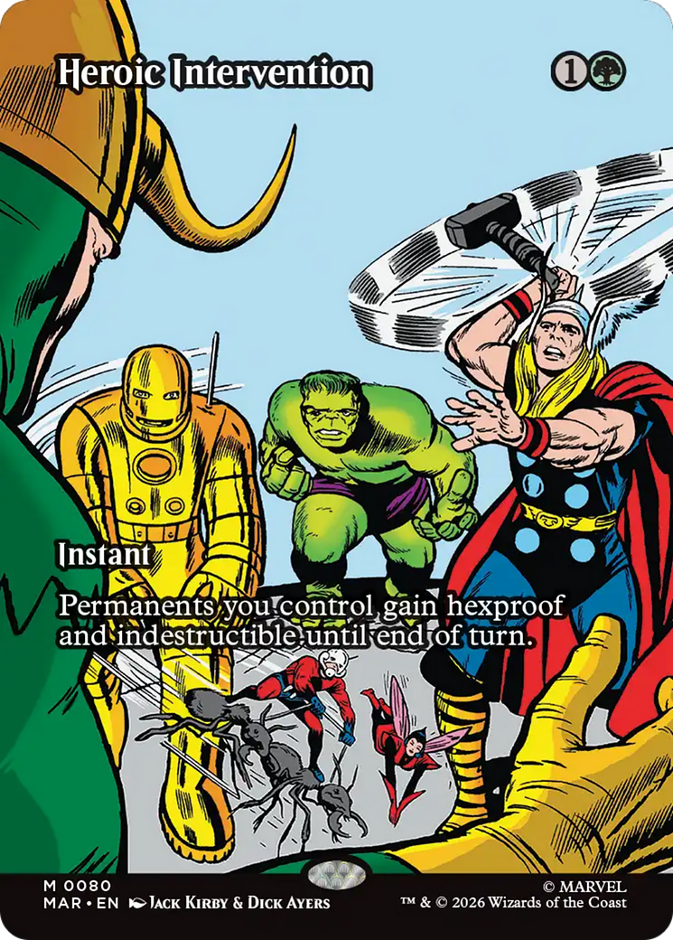 Heroic Intervention 5 Best Marvel Bonus Sheet Cards