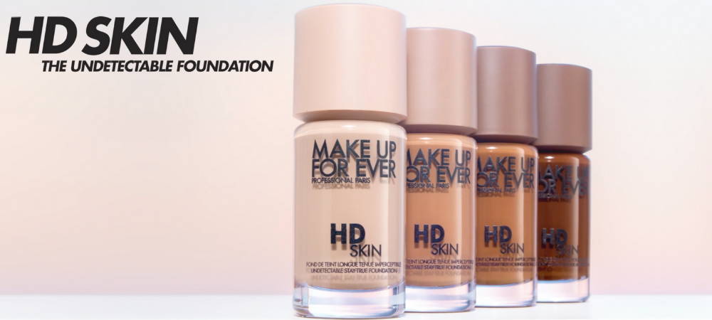 Available at Camera Ready Cosmetics, the new Make Up For Ever HD Skin Foundation