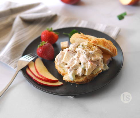 smoky chicken salad sandwiches