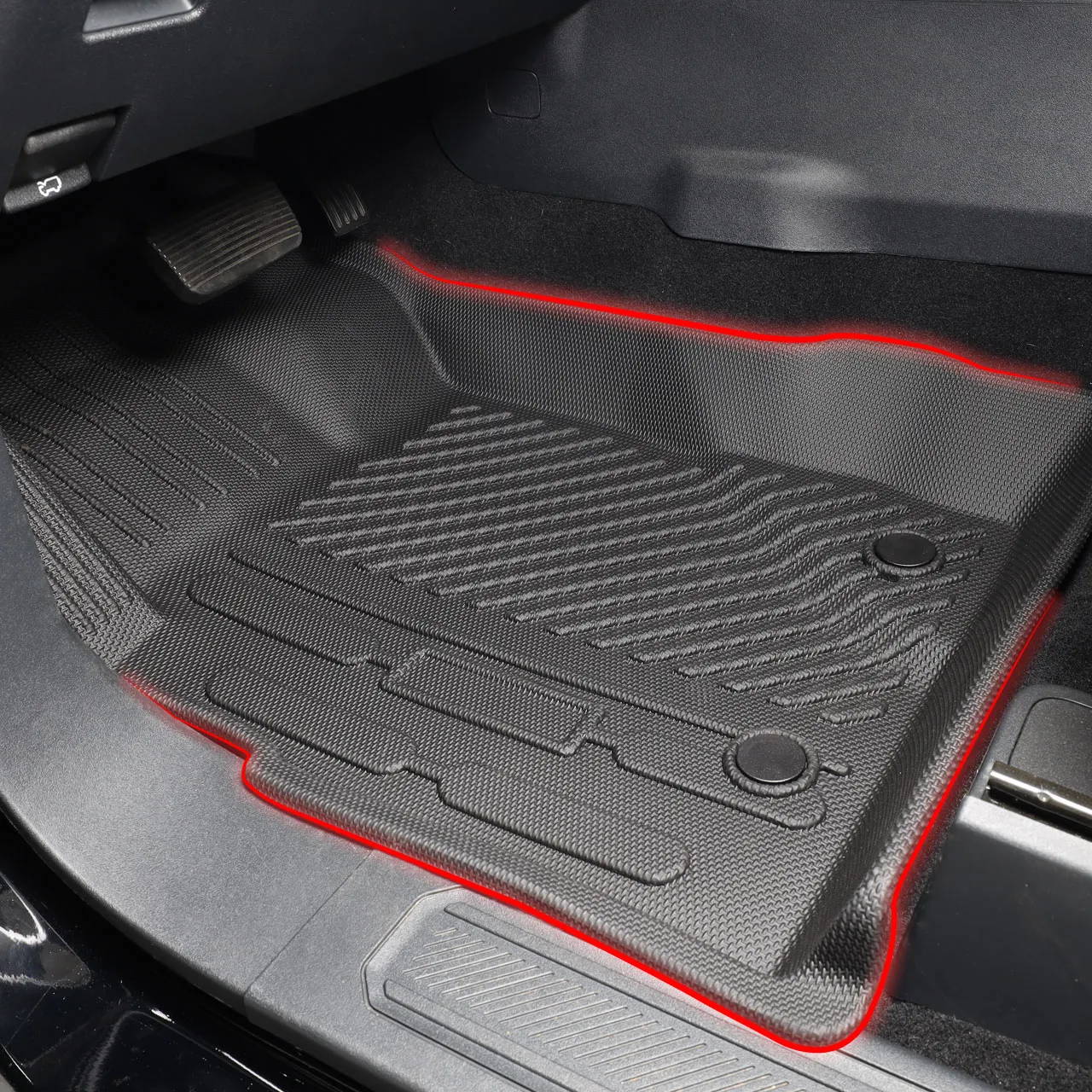IAG I-Line Molded Floor Mats for 2021+ Ford Bronco Four Door - Front Driver Side