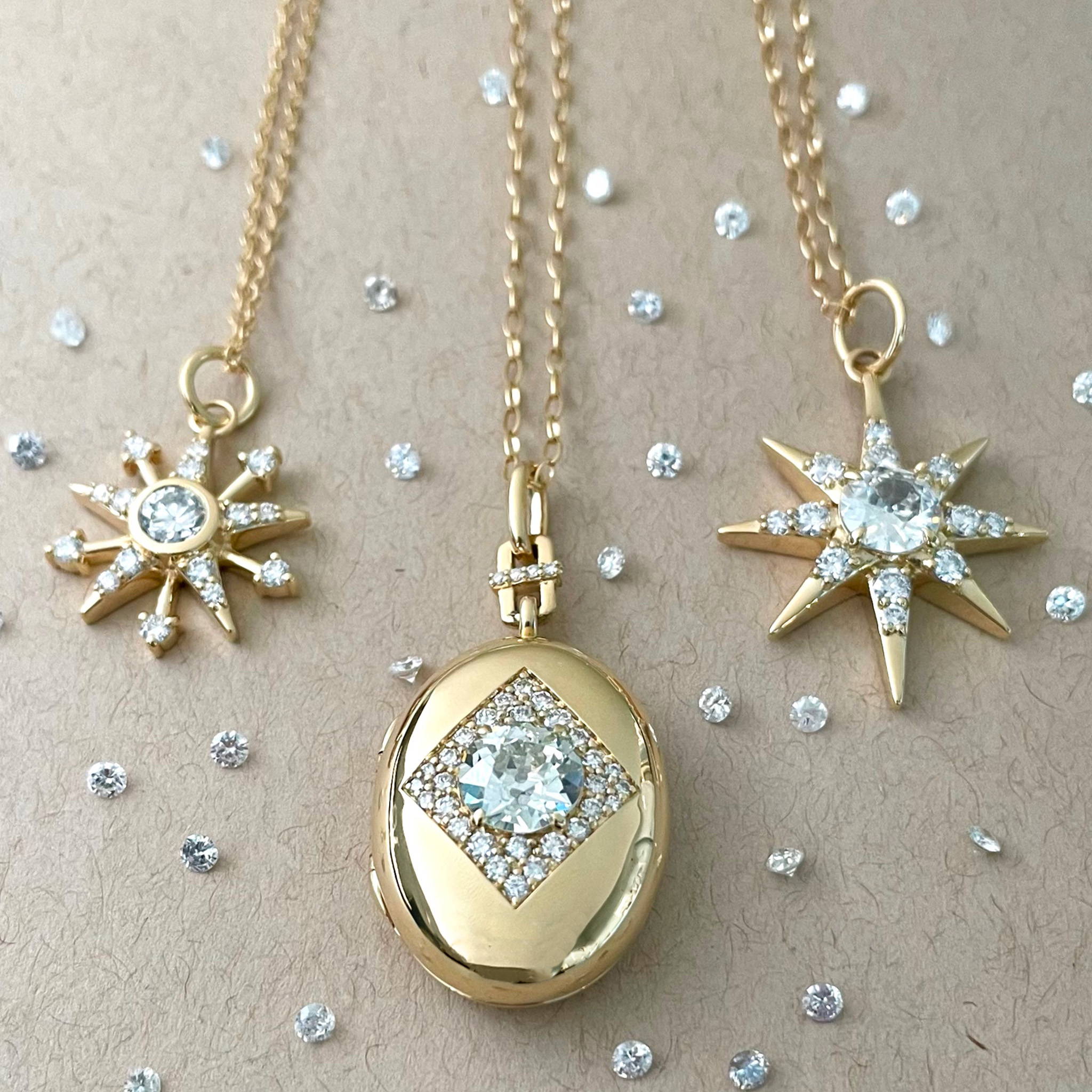 Vintage Diamond Necklaces