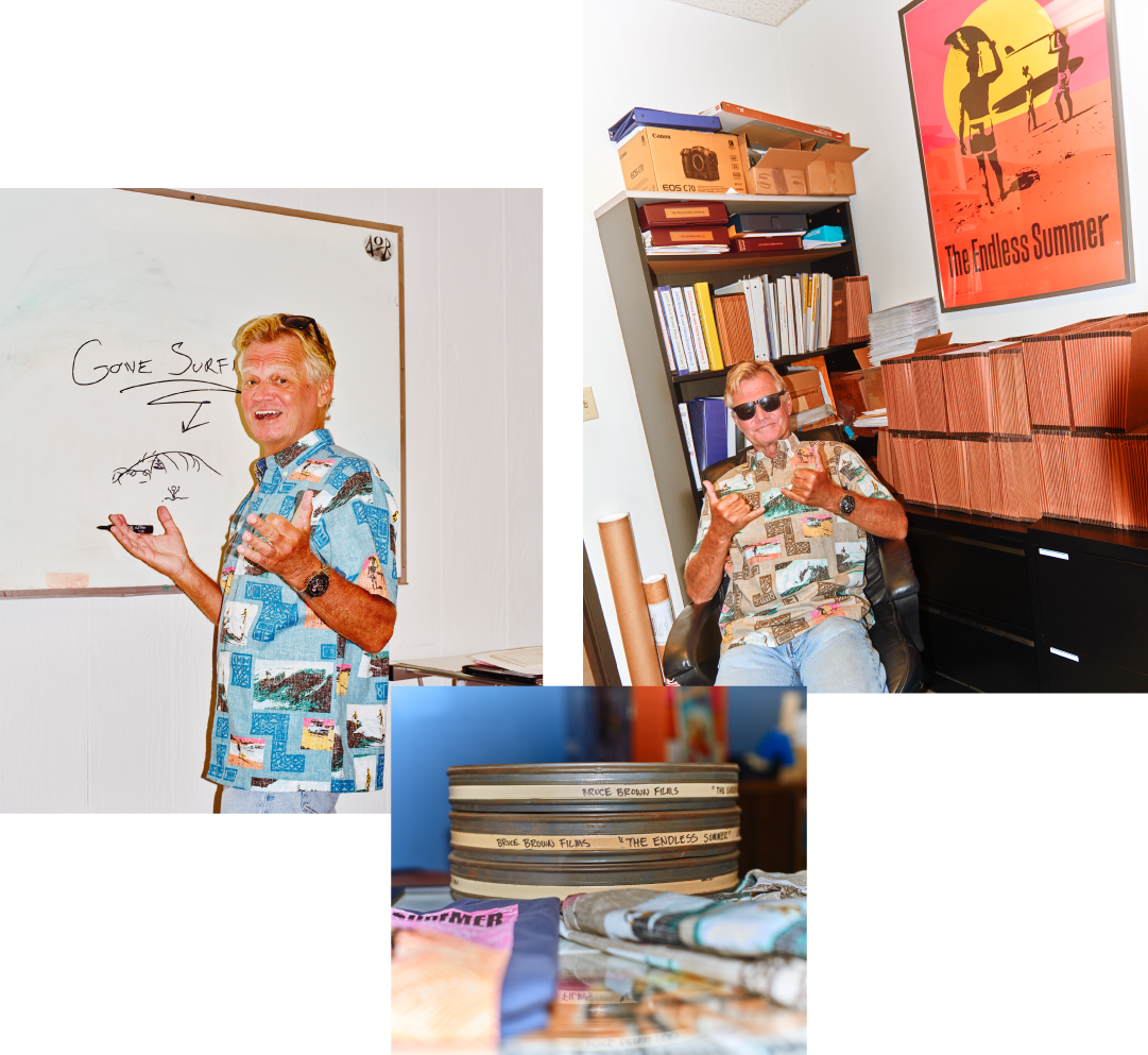 Person presenting in a classroom, surrounded by books and teaching materials.