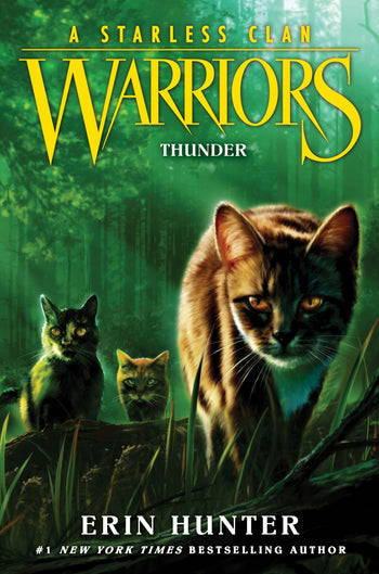 cover of wariors a starless clan thunder by erin hunter