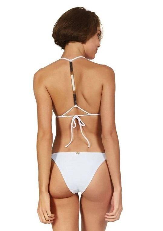 Victoria by Malinsa Womens Secret Bikini Bottom Back Wrinkle Swimwear