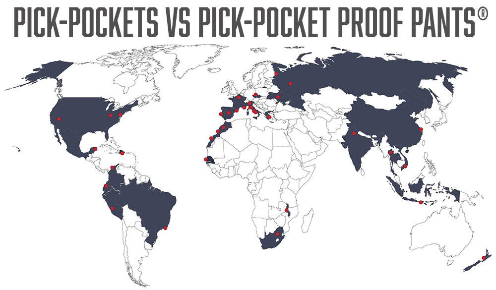 Pick pockets vs pick pocket proof pants
