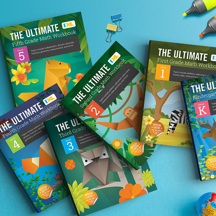 IXL Learning Ultimate Math Workbooks K–8