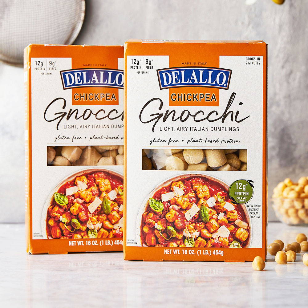 DeLallo Chickpea Gnocchi packaging