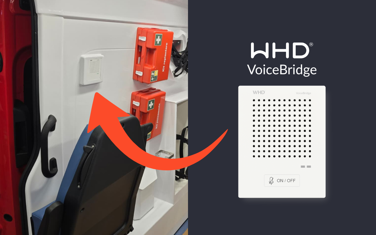 VoiceBridge Deltamed Krankenwagen Innenraum