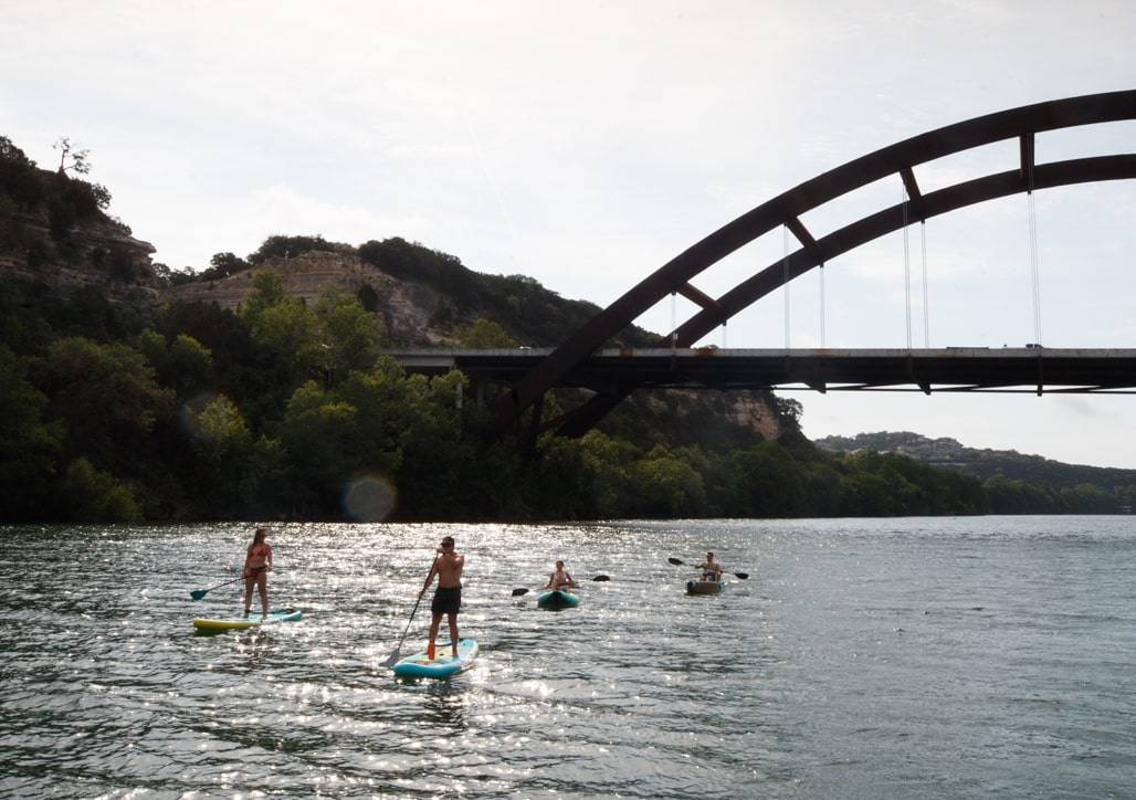 Austin, Texas paddle boarding