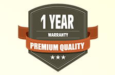 1-year crafter's warranty.