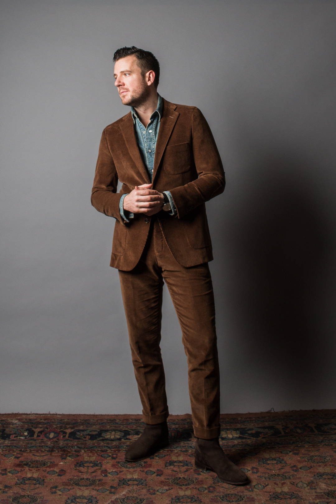 Brown Cord Suit | vlr.eng.br