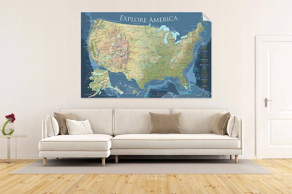 USA map Wallpaper