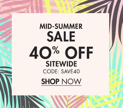 40% Off Sitewide