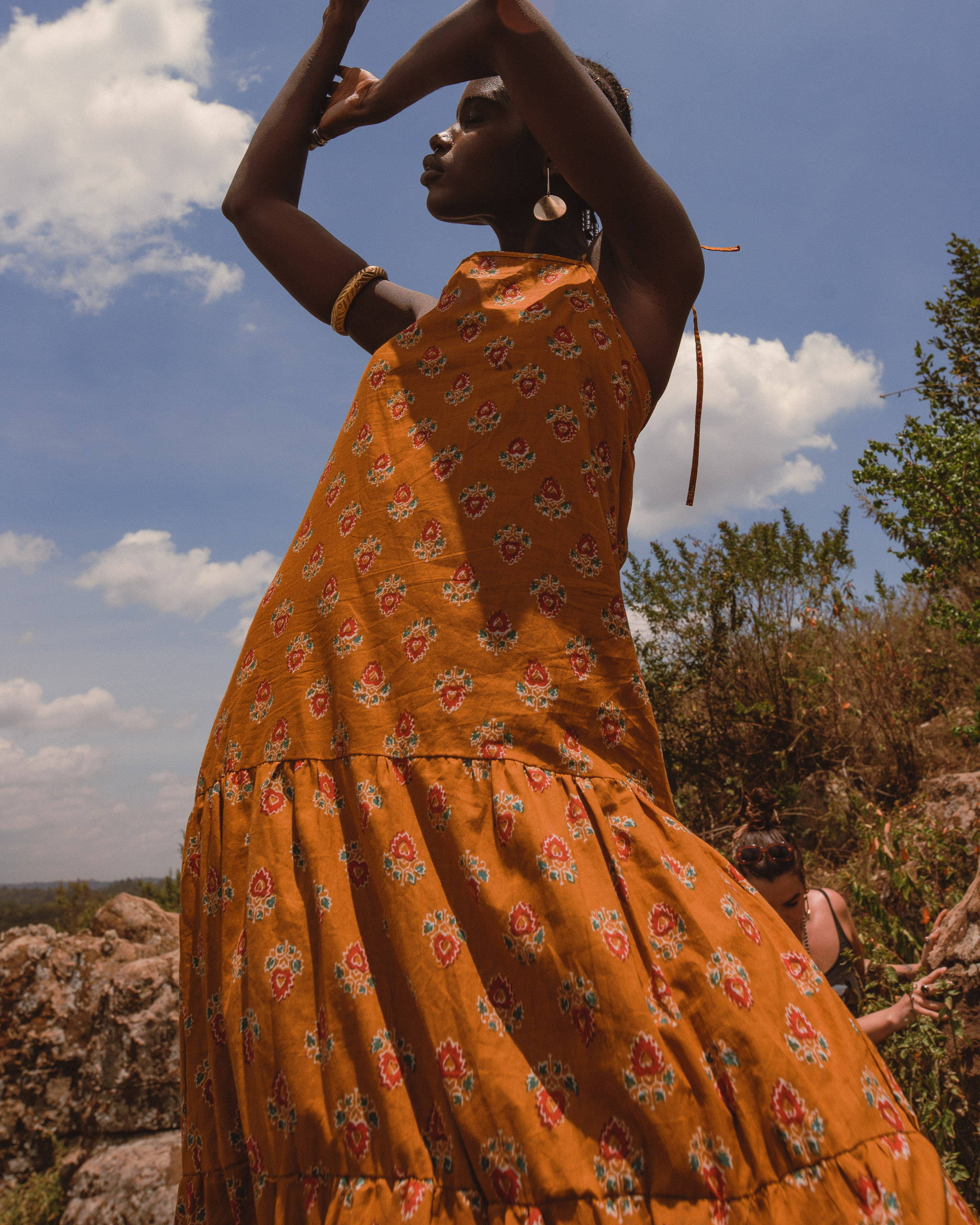 casual comfortable maxi midi summer fall dresses resort ecofriendly kenya african designer