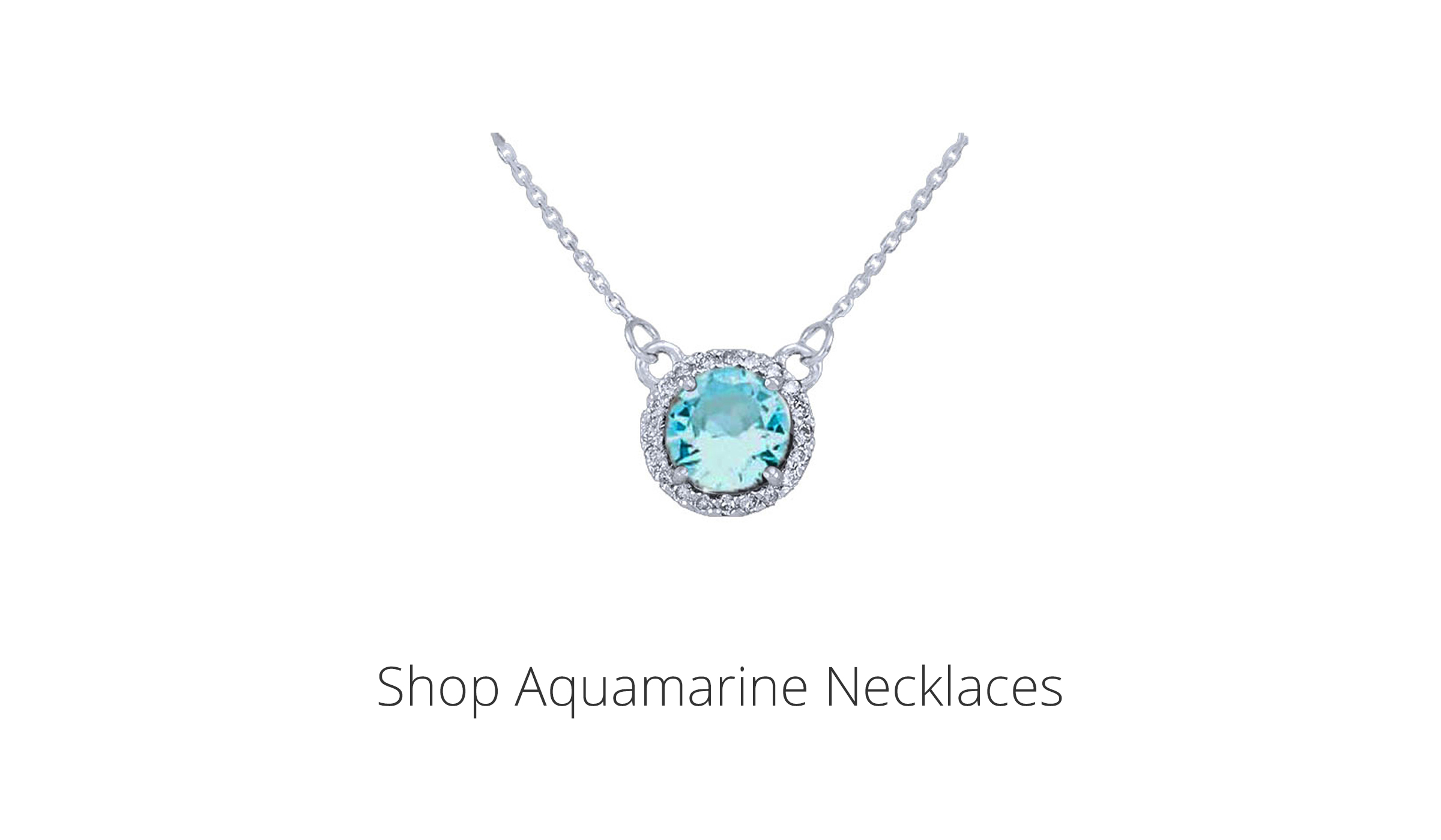 Shop Aquamarine Necklaces