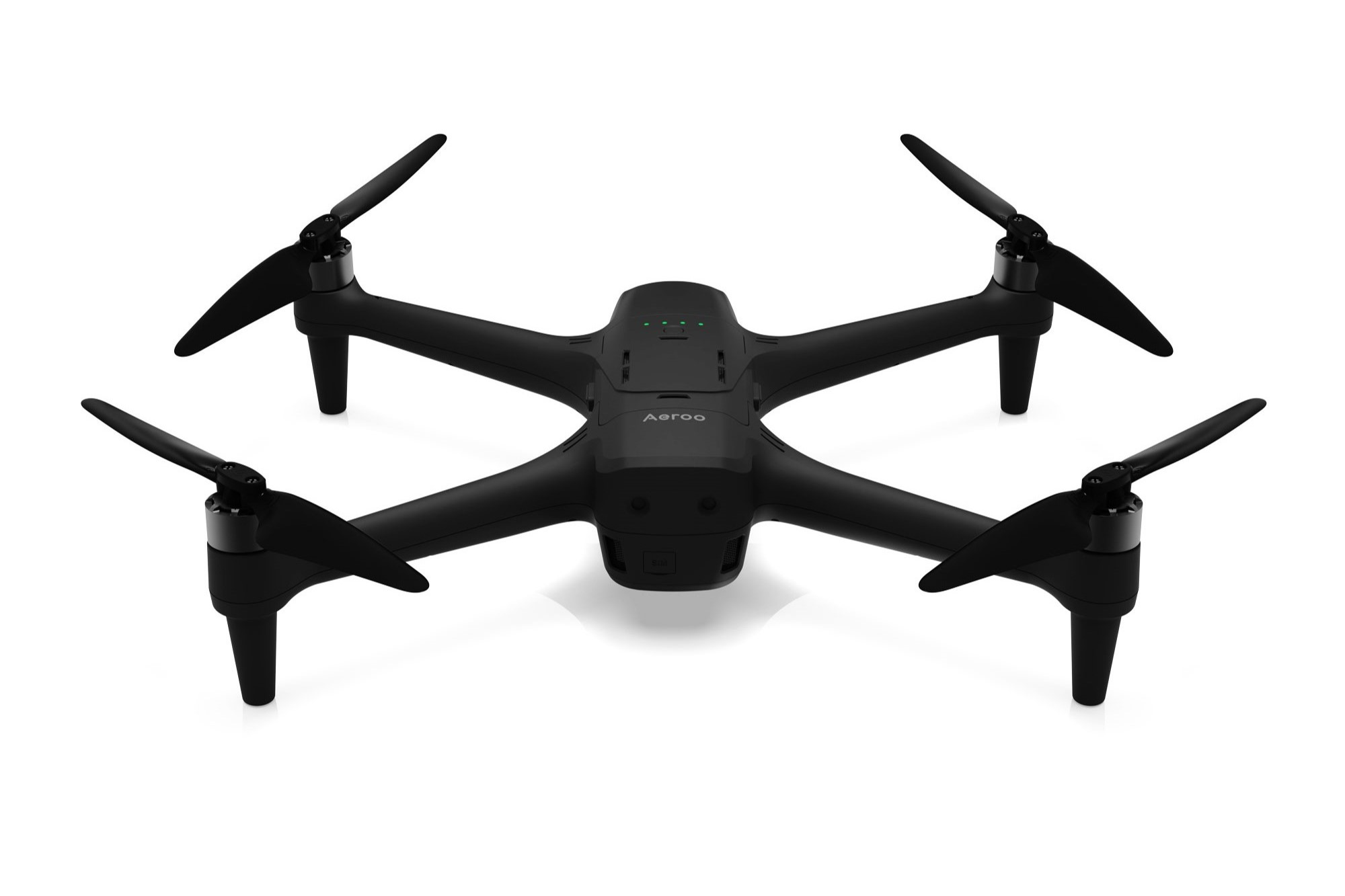 Aeroo Pro drone as seen from the rear and above.