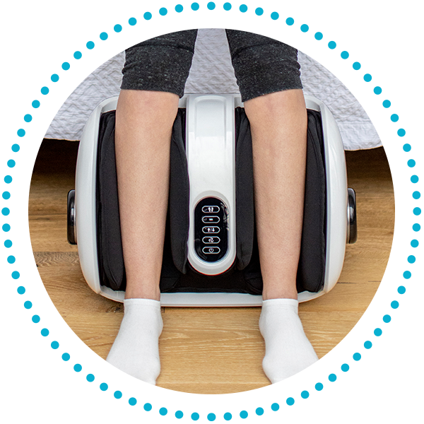 Cloud Massage is the best shiatsu foot massager to improve blood circulation and relieve pain in legs